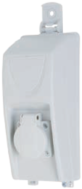 coffret lumipak ldxp + prise + dd16a 30ma courbe b gris (montage)