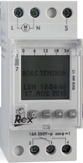 horloge astro selekta 172 top3 rc 2 canaux theben