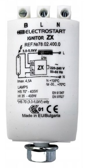 amorceur zx-400 superposition